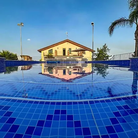 Etna Panoramic With Swimming Pool SantʼAlfio
